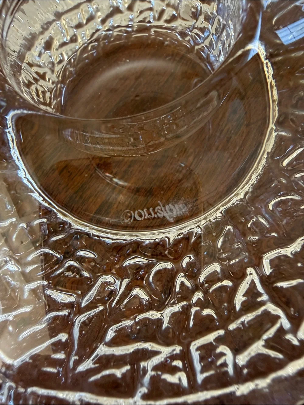 Orrefors crystal ice modern votive candle holder